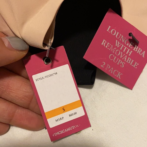 NWT Vince Camuto Laser Cut Lounge Bras - Picture 2 of 2